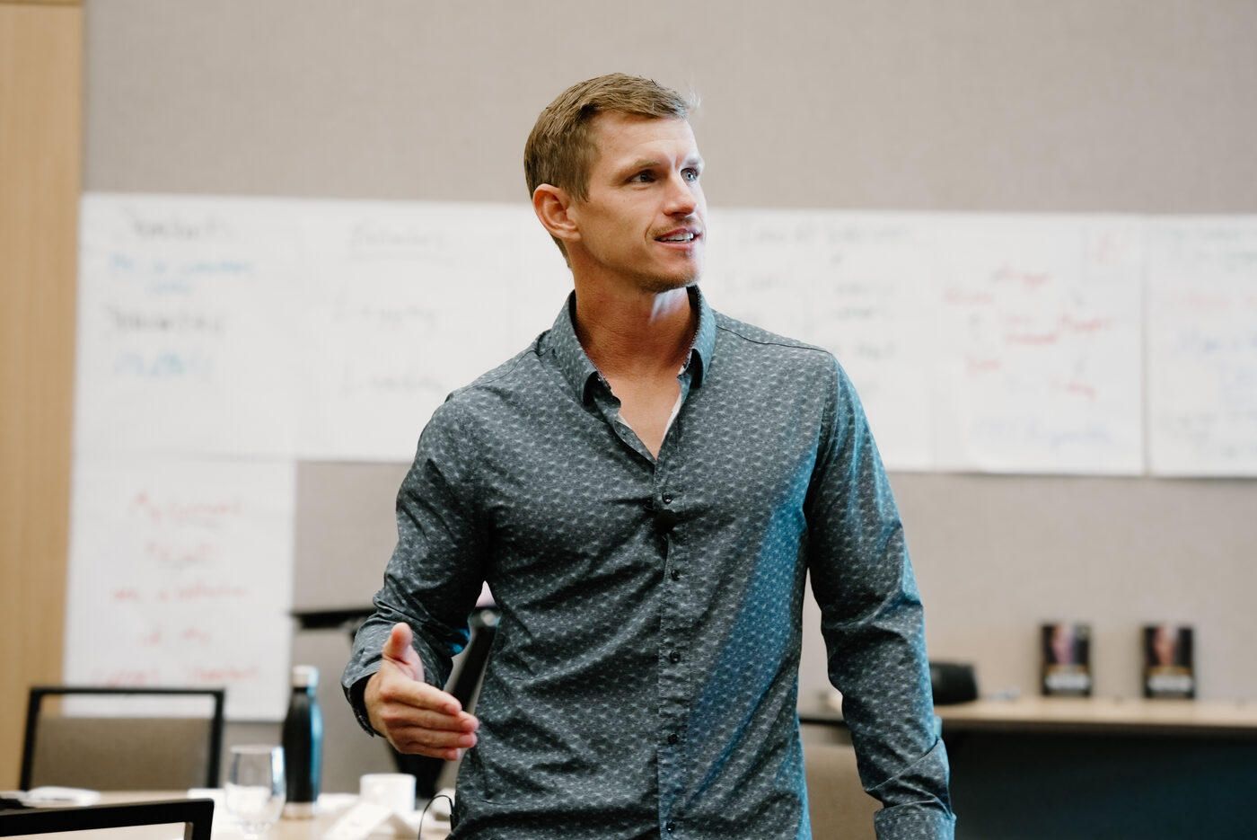 Jon Anderson teaching at a leadership event