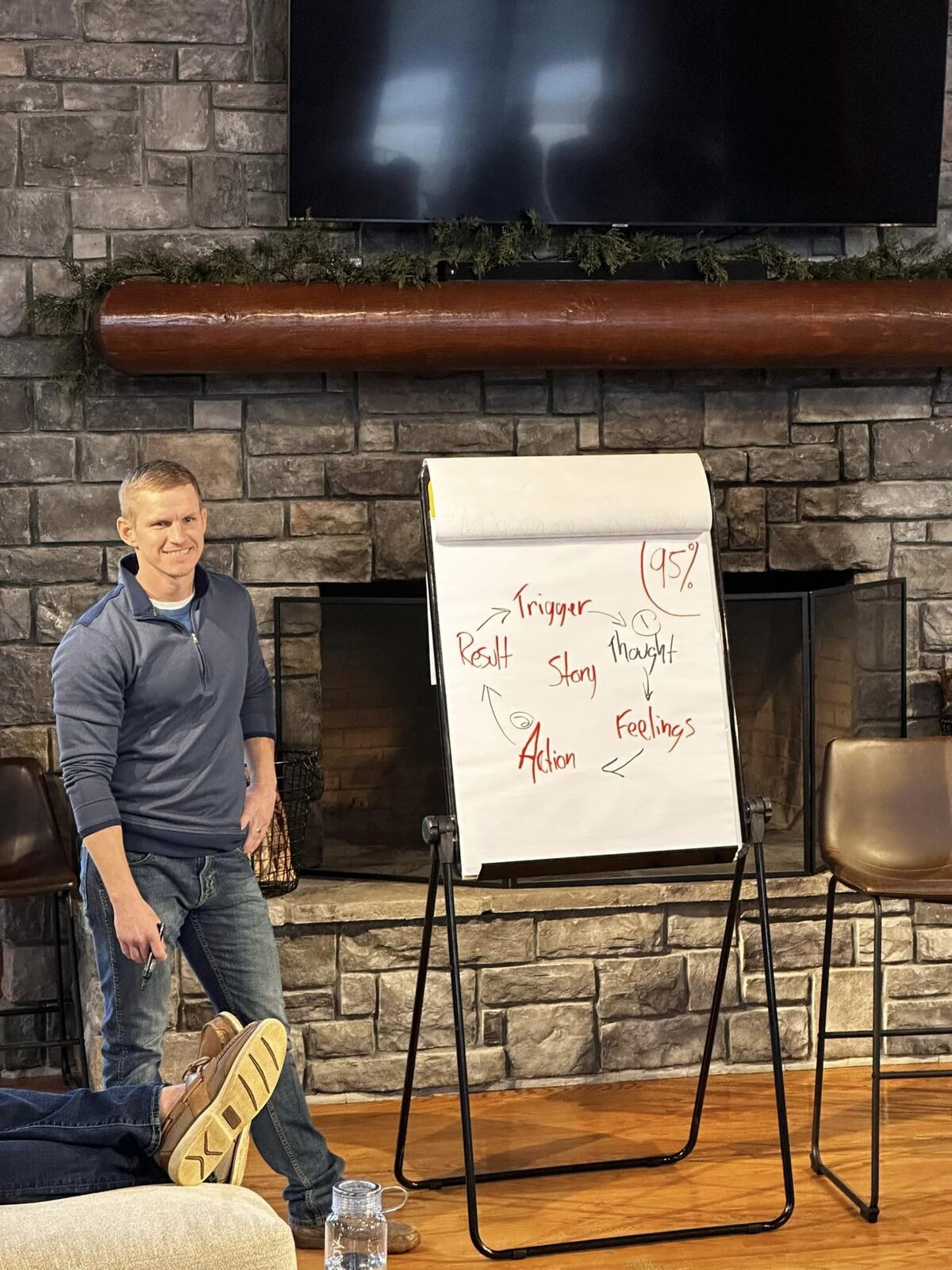 Jon Anderson speaking at the Thriving Leader Experience
